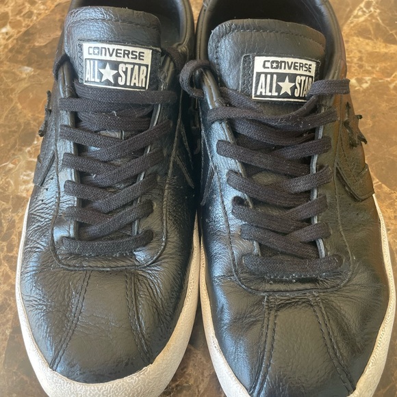 Converse All Star Breakpoint OX Sneakers Leather Black White sizeW8.5/M7 157802C - Picture 10 of 10